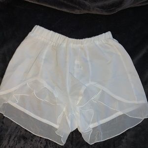 White Flow Shorts